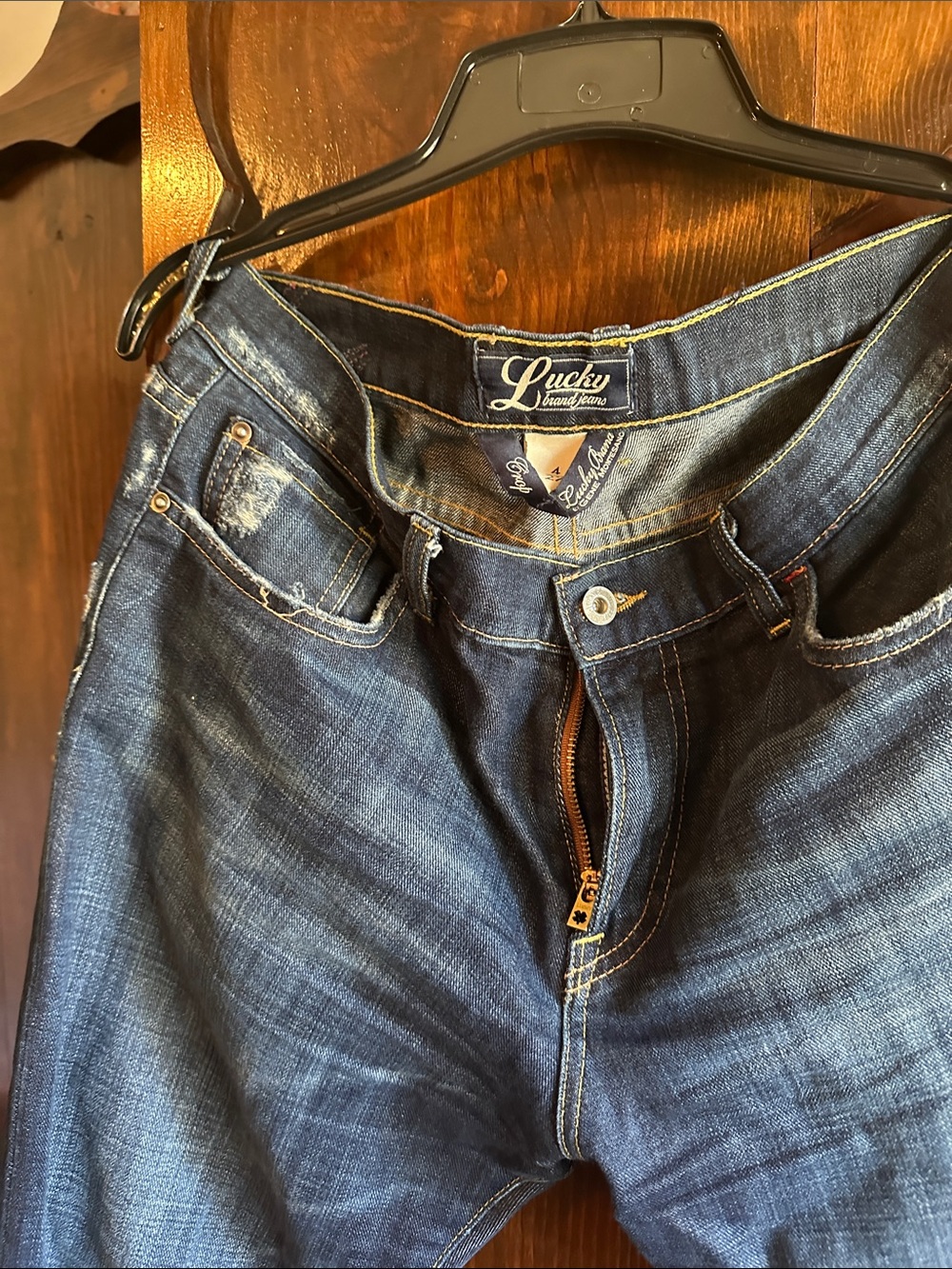 Lucky Brand Relaxed Fit Dark Blue Men's Jeans
